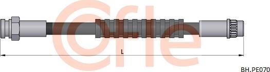 Cofle 92.BH.PE070 - Гальмівний шланг avtolavka.club