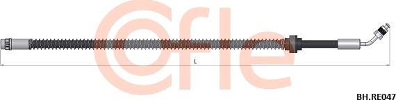 Cofle 92.BH.RE047 - Гальмівний шланг avtolavka.club