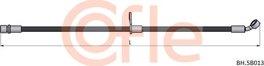 Cofle 92.BH.SB013 - Гальмівний шланг avtolavka.club