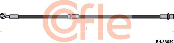 Cofle 92.BH.SB039 - Гальмівний шланг avtolavka.club