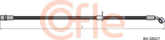 Cofle 92.BH.SB027 - Гальмівний шланг avtolavka.club