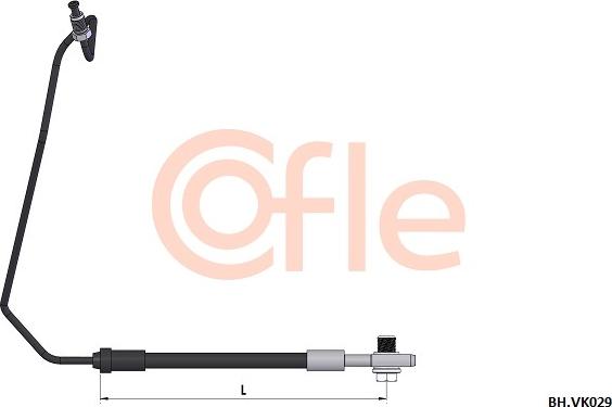 Cofle 92.BH.VK029 - Гальмівний шланг avtolavka.club
