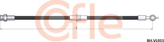 Cofle 92.BH.VL011 - Гальмівний шланг avtolavka.club