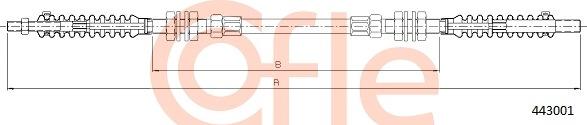 Cofle 92.443001 - Тросик газу avtolavka.club