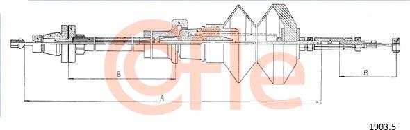 Cofle 1903.5 - Тросик газу avtolavka.club