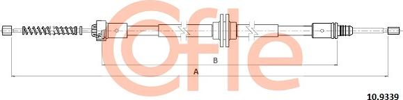 Cofle 10.9339 - Трос, гальмівна система avtolavka.club