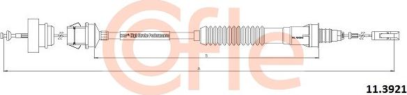 Cofle 11.3921 - Трос, управління зчепленням avtolavka.club