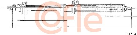 Cofle 1173.4 - Тросик газу avtolavka.club