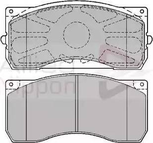 Comline ACV075KPX - Гальмівні колодки, дискові гальма avtolavka.club