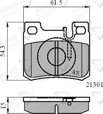 Comline ADB01067 - Гальмівні колодки, дискові гальма avtolavka.club