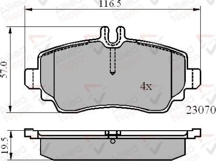 Comline ADB01318 - Гальмівні колодки, дискові гальма avtolavka.club