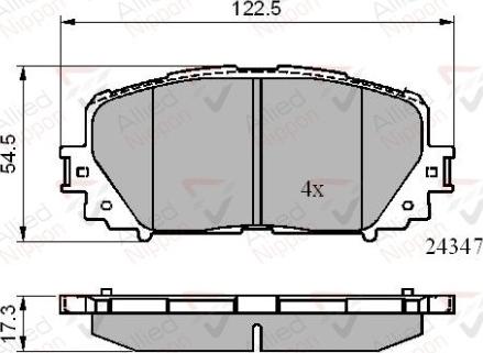 Comline ADB01767 - Гальмівні колодки, дискові гальма avtolavka.club