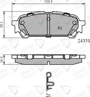 Comline ADB31775 - Гальмівні колодки, дискові гальма avtolavka.club