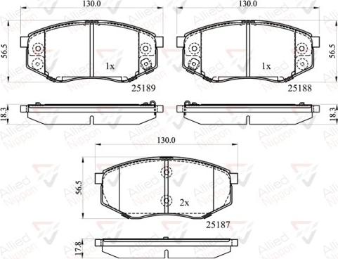 Comline ADB32194 - Гальмівні колодки, дискові гальма avtolavka.club