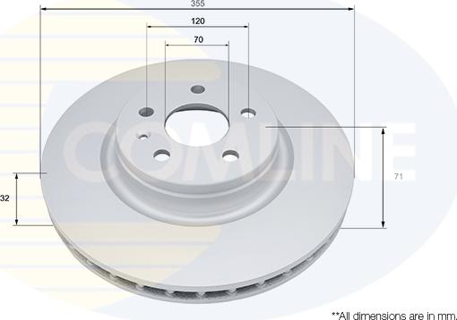 Comline ADC5113V - Гальмівний диск avtolavka.club