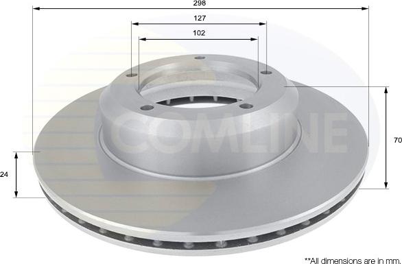 Comline ADC1311V - Гальмівний диск avtolavka.club