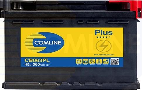 Comline CB063PL - Стартерна акумуляторна батарея, АКБ avtolavka.club