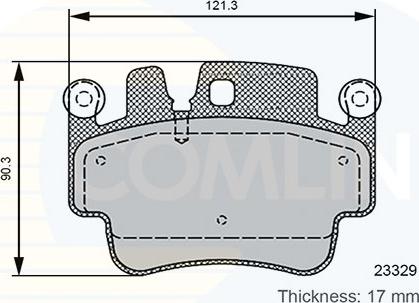 Comline CBP06131 - Гальмівні колодки, дискові гальма avtolavka.club