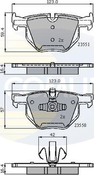 Comline CBP01671 - Гальмівні колодки, дискові гальма avtolavka.club