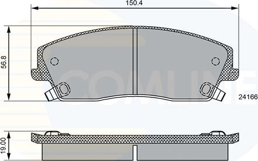 Comline CBP36085 - Гальмівні колодки, дискові гальма avtolavka.club