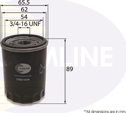 Comline CNS11216 - Масляний фільтр avtolavka.club