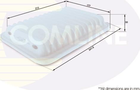 Comline CTY12186 - Повітряний фільтр avtolavka.club