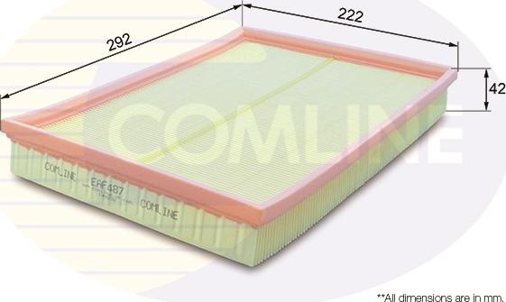 Comline EAF487 - Повітряний фільтр avtolavka.club