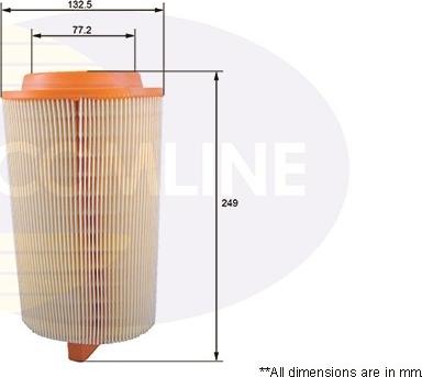 Comline EAF512 - Повітряний фільтр avtolavka.club