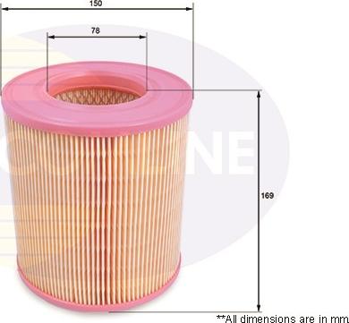 Comline EAF636 - Повітряний фільтр avtolavka.club