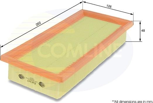 Comline EAF247 - Повітряний фільтр avtolavka.club