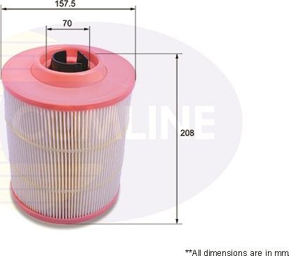 Comline EAF762 - Повітряний фільтр avtolavka.club