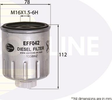 Comline EFF042 - Паливний фільтр avtolavka.club