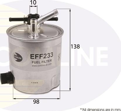 Comline EFF233 - Паливний фільтр avtolavka.club