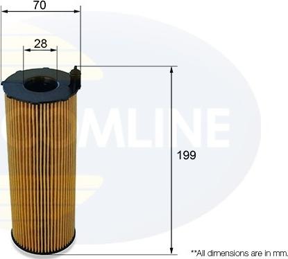 Comline EOF284 - Масляний фільтр avtolavka.club