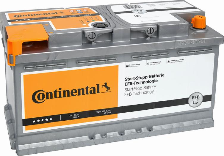 Continental 2800012041280 - Стартерна акумуляторна батарея, АКБ avtolavka.club