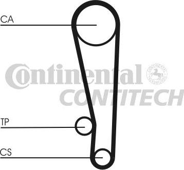 CONTINENTAL CTAM BR CT1013 - Ремінь ГРМ avtolavka.club