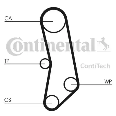 Continental CT503 - Ремінь ГРМ avtolavka.club