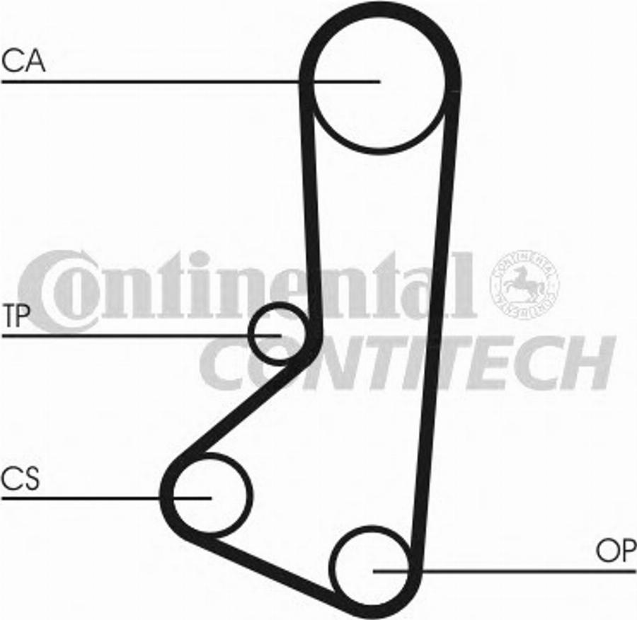 CONTITECH CT511K1 - Комплект ременя ГРМ avtolavka.club