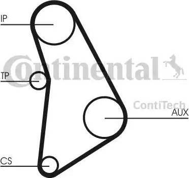 Continental CT528K1 - Комплект ременя ГРМ avtolavka.club