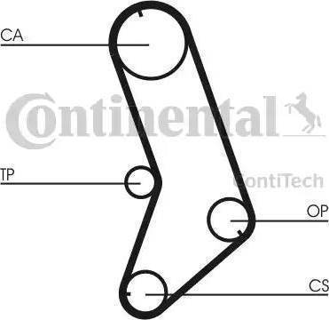 Continental CT647K5 - Комплект ременя ГРМ avtolavka.club