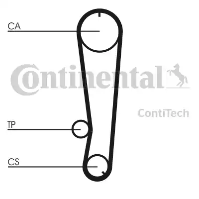 Continental CT655 - Ремінь ГРМ avtolavka.club