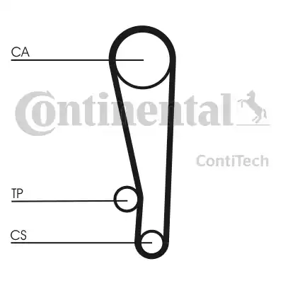 Continental CT1013K1 - Комплект ременя ГРМ avtolavka.club