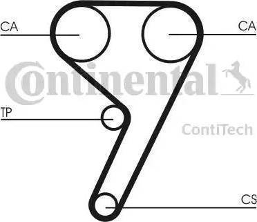 Continental CT881WP1 - Водяний насос + комплект зубчатого ременя avtolavka.club