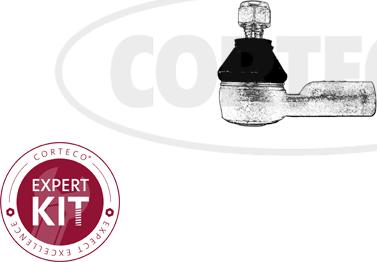Corteco 49401520 - Наконечник рульової тяги, кульовий шарнір avtolavka.club