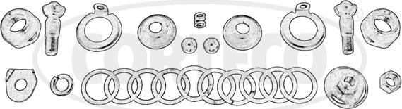 Corteco 49397771 - Ремкомплект, підвіска колеса avtolavka.club