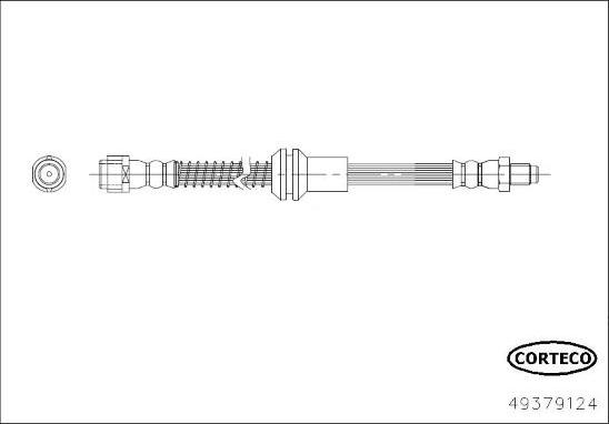 Corteco 49379124 - Гальмівний шланг avtolavka.club