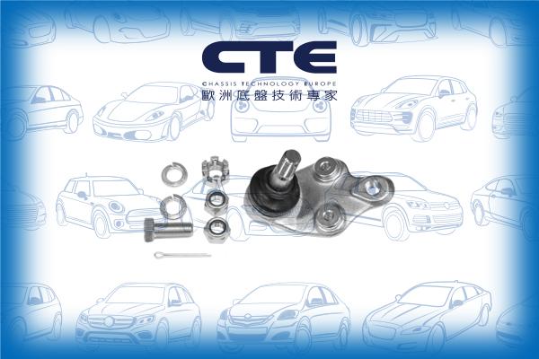 CTE CBJ02007LA - Шарова опора, несучий / направляючий шарнір avtolavka.club