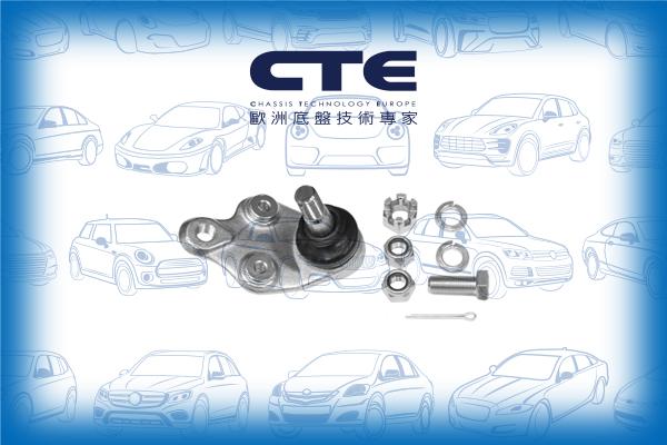 CTE CBJ02007RA - Шарова опора, несучий / направляючий шарнір avtolavka.club