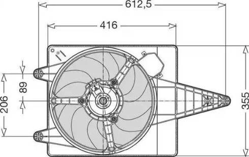 CTR 1209503 - Вентилятор, охолодження двигуна avtolavka.club