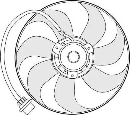 CTR 1209648 - Вентилятор, охолодження двигуна avtolavka.club